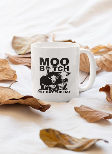 Moo Get Out The Hay Mug-0